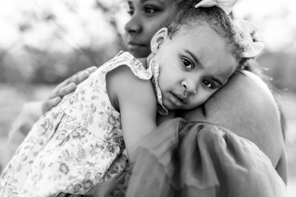 Mom & daughter cuddled up at Millstone Creek Orchard by RattTrap Artistry 