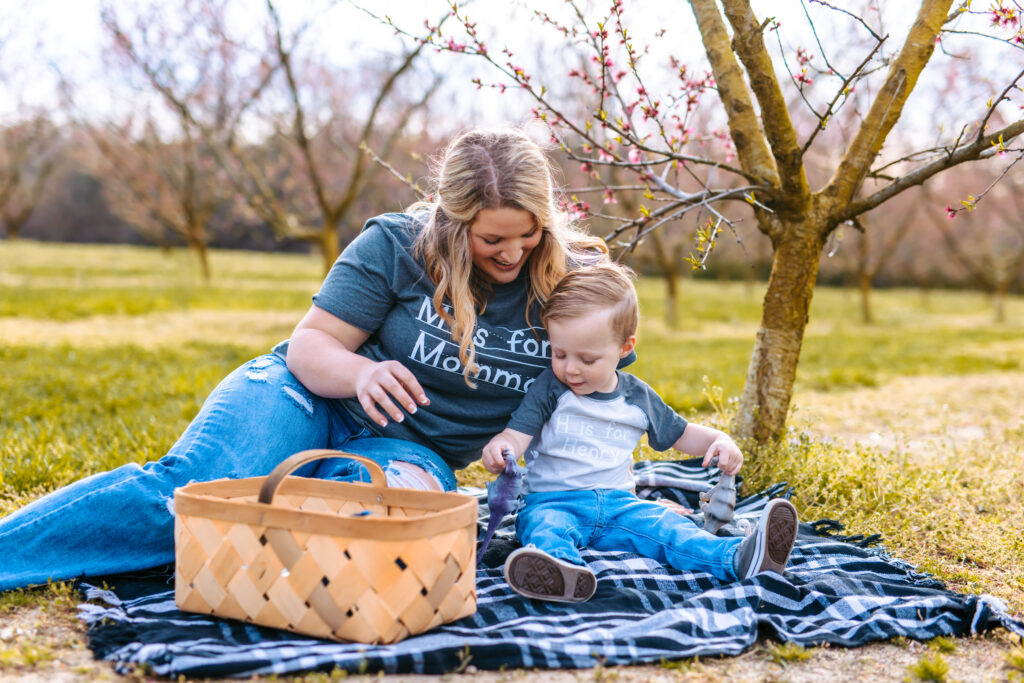 Motherhood Mini's, North Carolina Photographer, Motherhood Sessions, Springs Mini's, Peach Bloom Mini's, Millstone Creek Orchard, North Carolina Family Photographer, Motherhood, Spring Photo ideas, Motherhood sessions, mothers day photos, mothers day photo ideas, spring time, Motherhood Inspiration, Mommy & me Photo ideas, Motherhood photo ideas, Peach Blossoms, 