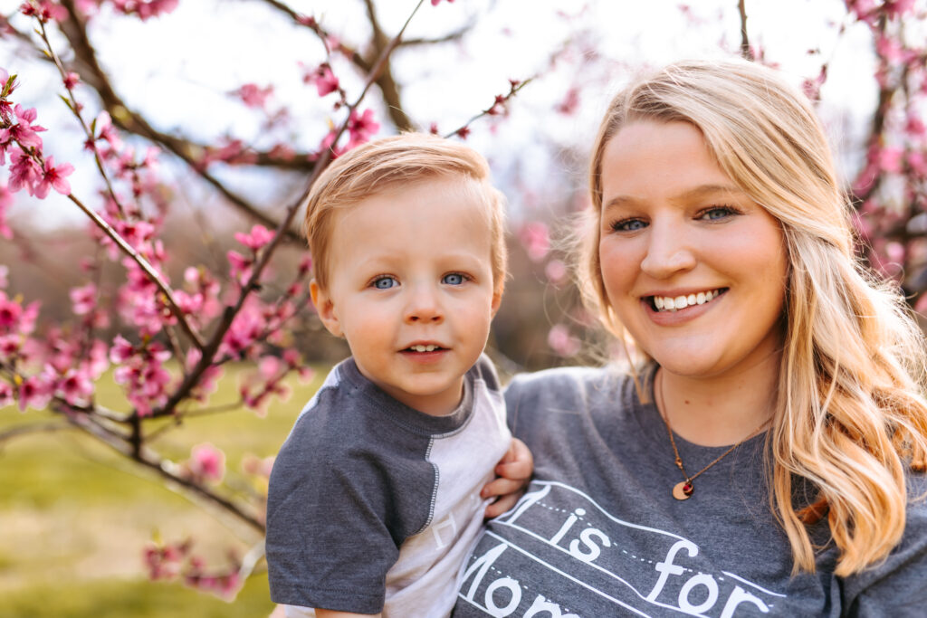 Motherhood Mini's, North Carolina Photographer, Motherhood Sessions, Springs Mini's, Peach Bloom Mini's, Millstone Creek Orchard, North Carolina Family Photographer, Motherhood, Spring Photo ideas, Motherhood sessions, mothers day photos, mothers day photo ideas, spring time, Motherhood Inspiration, Mommy & me Photo ideas, Motherhood photo ideas, Peach Blossoms, 