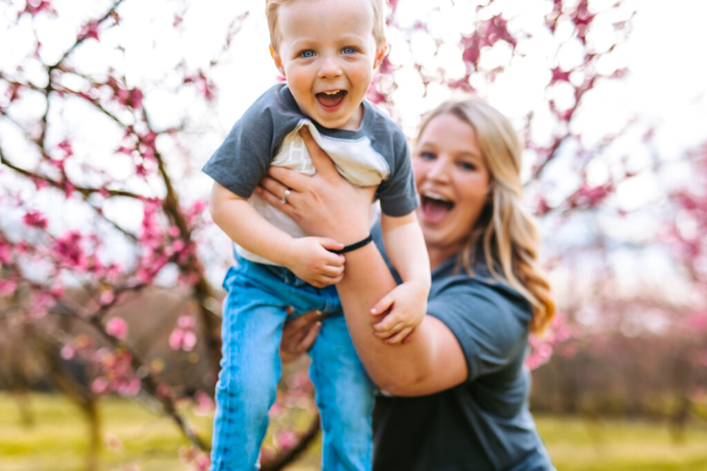 Motherhood Mini's, North Carolina Photographer, Motherhood Sessions, Springs Mini's, Peach Bloom Mini's, Millstone Creek Orchard, North Carolina Family Photographer, Motherhood, Spring Photo ideas, Motherhood sessions, mothers day photos, mothers day photo ideas, spring time, Motherhood Inspiration, Mommy & me Photo ideas, Motherhood photo ideas, Peach Blossoms, 