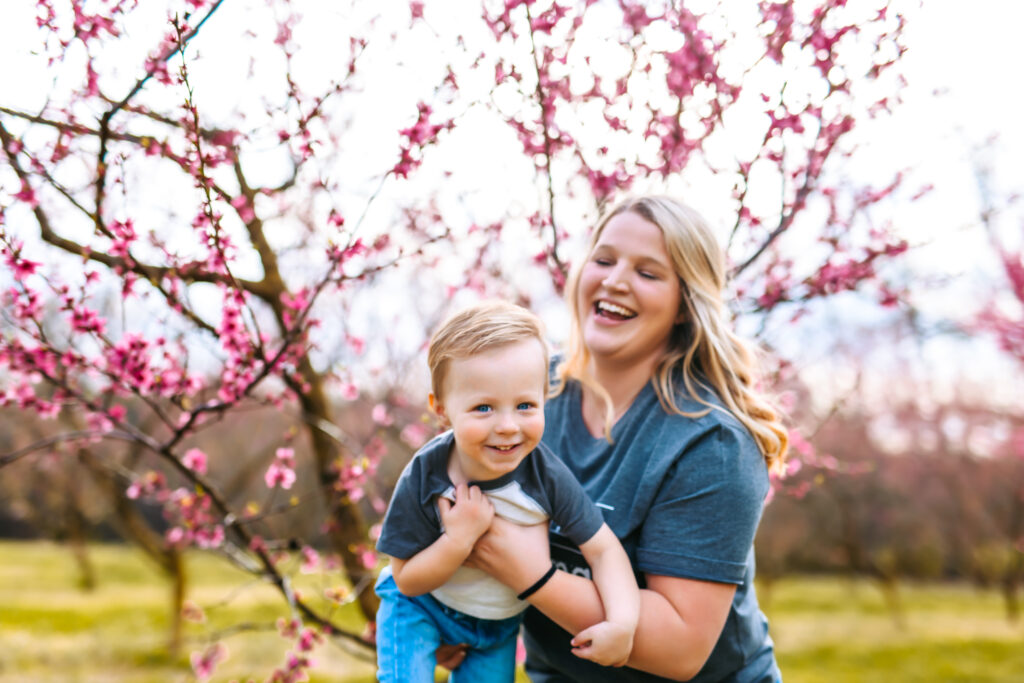 Motherhood Mini's, North Carolina Photographer, Motherhood Sessions, Springs Mini's, Peach Bloom Mini's, Millstone Creek Orchard, North Carolina Family Photographer, Motherhood, Spring Photo ideas, Motherhood sessions, mothers day photos, mothers day photo ideas, spring time, Motherhood Inspiration, Mommy & me Photo ideas, Motherhood photo ideas, Peach Blossoms, 