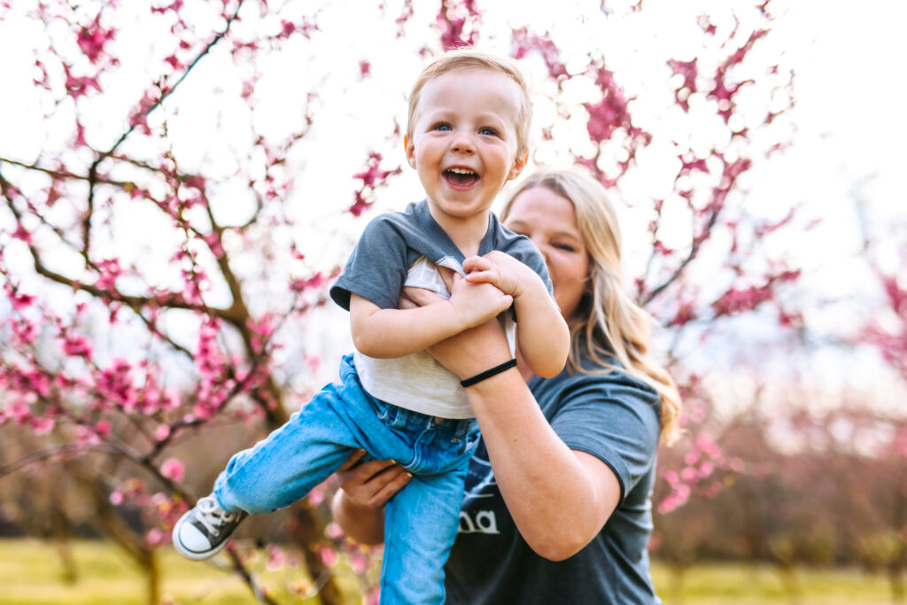 Motherhood Mini's, North Carolina Photographer, Motherhood Sessions, Springs Mini's, Peach Bloom Mini's, Millstone Creek Orchard, North Carolina Family Photographer, Motherhood, Spring Photo ideas, Motherhood sessions, mothers day photos, mothers day photo ideas, spring time, Motherhood Inspiration, Mommy & me Photo ideas, Motherhood photo ideas, Peach Blossoms, 