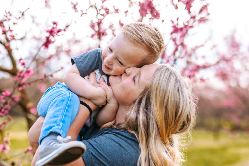 Motherhood Mini's, North Carolina Photographer, Motherhood Sessions, Springs Mini's, Peach Bloom Mini's, Millstone Creek Orchard, North Carolina Family Photographer, Motherhood, Spring Photo ideas, Motherhood sessions, mothers day photos, mothers day photo ideas, spring time, Motherhood Inspiration, Mommy & me Photo ideas, Motherhood photo ideas, Peach Blossoms, 