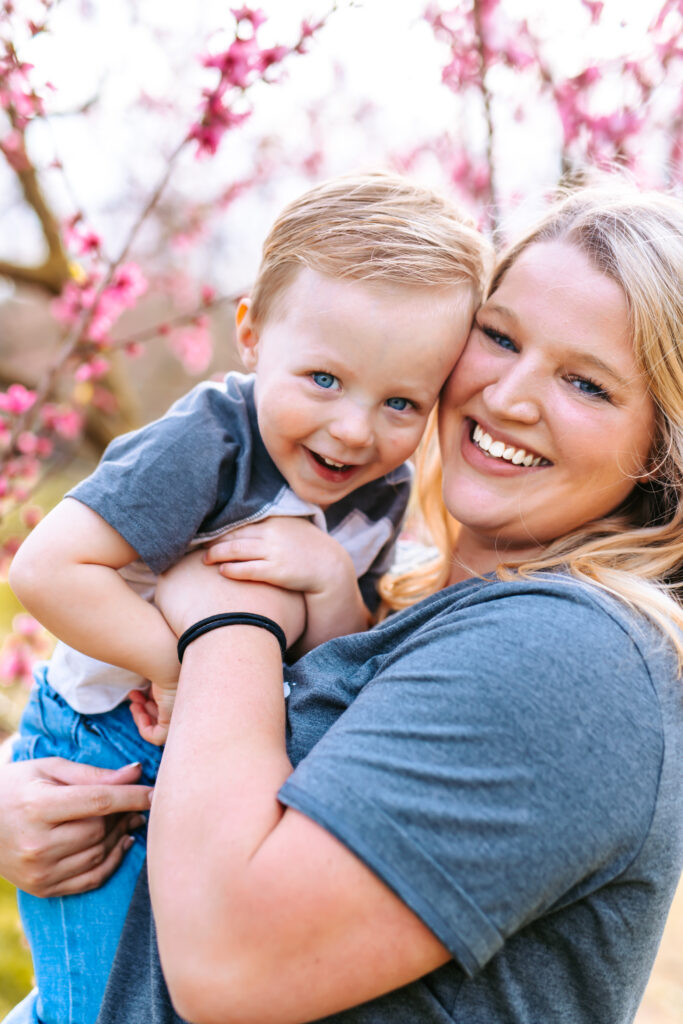 Motherhood Mini's, North Carolina Photographer, Motherhood Sessions, Springs Mini's, Peach Bloom Mini's, Millstone Creek Orchard, North Carolina Family Photographer, Motherhood, Spring Photo ideas, Motherhood sessions, mothers day photos, mothers day photo ideas, spring time, Motherhood Inspiration, Mommy & me Photo ideas, Motherhood photo ideas, Peach Blossoms, 